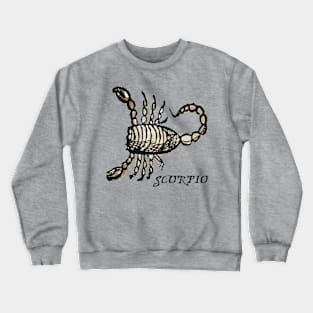 Scorpio - Medieval Astrology: Crewneck Sweatshirt